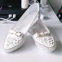 scarpe da cerimonia bianche con brillantini