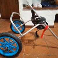 Carrellino cani per  camminare