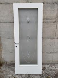 porte interne bianche con inserto in vetro