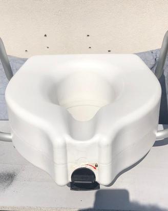 SEDILE WC RIALZATO CON MANIGLIE