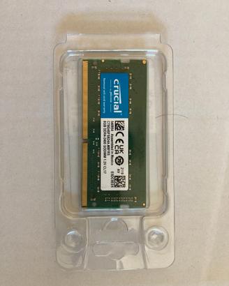 Ram Crucial SoDimm DDR4 8Gb 2400MHz 1.2V CL17