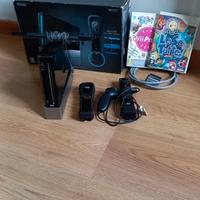 Nintendo Wii nera con accessori e gioco