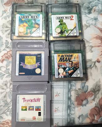 lotto di giochi GAME BOY 