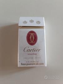 Scatola Vuota Sigarette Cartier Vendôme  '90