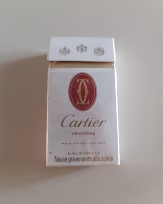 Scatola Vuota Sigarette Cartier Vendôme  '90