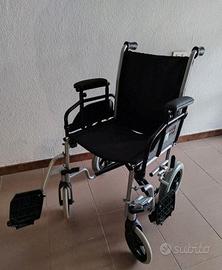Sedia A rotelle Carrozzina Pieghevole completa