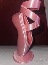 scarpetta classica danza in 3D con nome