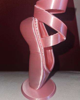 scarpetta classica danza in 3D con nome
