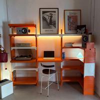 Libreria modulare anni 70 Kartell