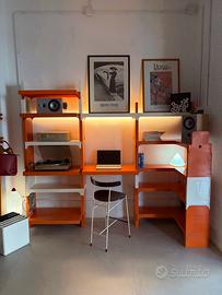 Libreria modulare anni 70 Kartell