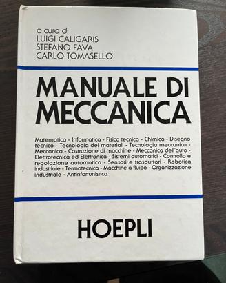 Manuale hoepli di meccanica