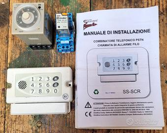 Combinatore telefonico + Temporizzatore + Relè