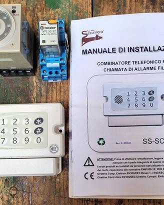 Combinatore telefonico + Temporizzatore + Relè