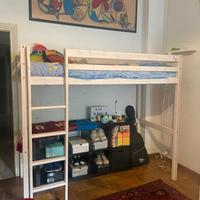 Letto soppalco sopra-elevato Flexa