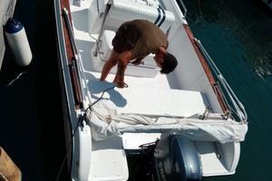 Barca in vetroresina 6 metri motore YAMAHA F 40/60