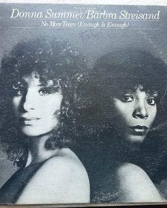 LP Donna Summer Barbra Streisand - No More Tears
