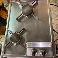 PIANO COTTURA DA INCASSO SEMIFILO - ALPES INOX