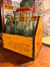 Portabottiglie coca cola americano anni 40