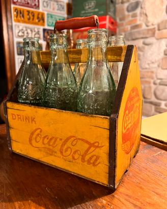 Portabottiglie coca cola americano anni 40