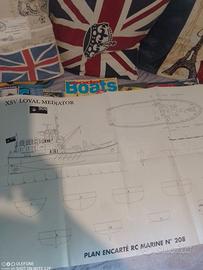 Collezionismo disegni navi barche scafi rc riviste