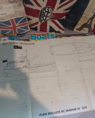 Collezionismo disegni navi barche scafi rc riviste