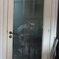 porte laccate con vetro cristallo stile inglese