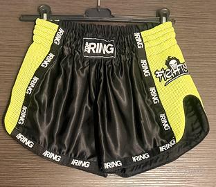 Pantaloncini taglia XS kick Boxing.Giallo/Verde