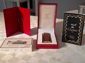 accendino must de cartier briquet lighter