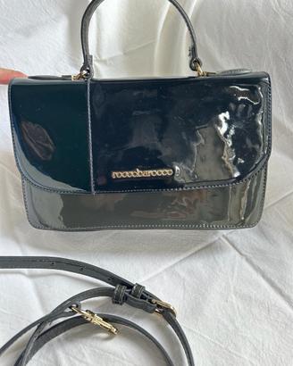 Borsa di Vernice Roccobarocco come Nuova Bicolore
