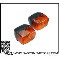 Coppia frecce anteriori booster arancione