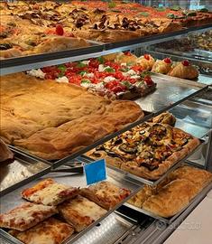 Pizza al taglio, focacce