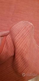 Tappeto rosa a coste