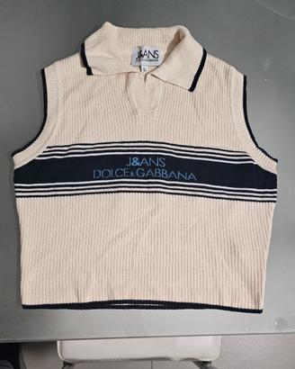 maglia crop top taglia L by D&G