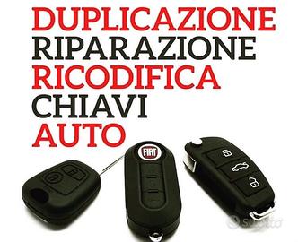 DUPLICAZIONE CHIAVI AUTO CON RADIOCOMANDO