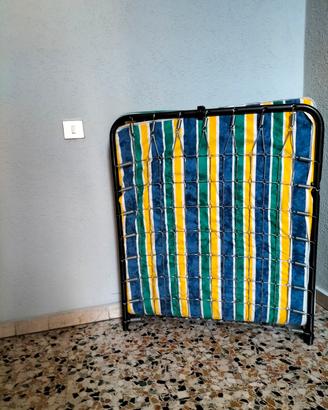 letto pieghevole con materasso
