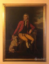 Quadro Gentiluomo con Cane –  123x94