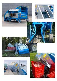 Macchina agricola per raccolta fagioli e fagiolini