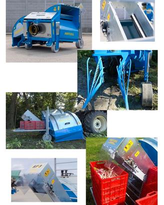 Macchina agricola per raccolta fagioli e fagiolini