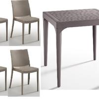 Set Tavoli e Sedie Cod84E Ristorante Bar Esterno