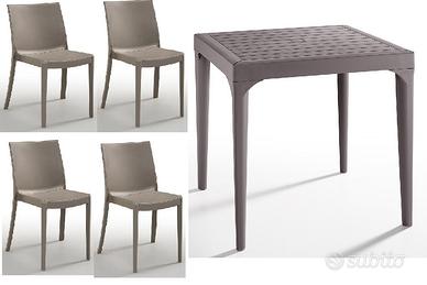 Set Tavoli e Sedie Cod84E Ristorante Bar Esterno