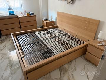 Letto Ikea Malm 180x200 seminuovo