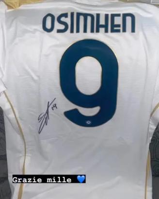 Maglia osimhen autografata