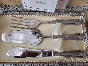 Posate da dolce in argento 800/1000