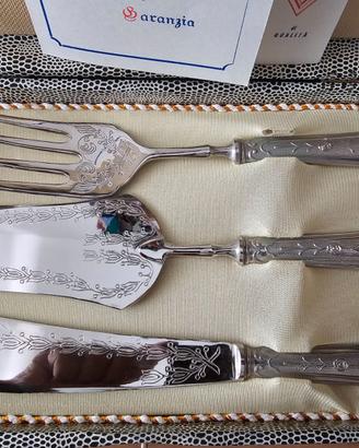 Posate da dolce in argento 800/1000