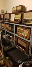 Radio d'epoca valvole transistor