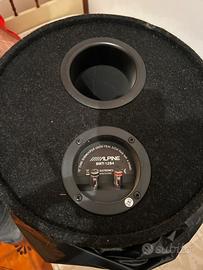Subwoofer apline e amplificatore sony