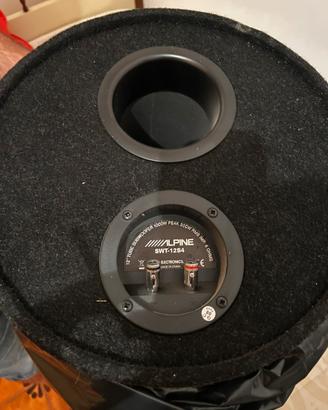Subwoofer apline e amplificatore sony