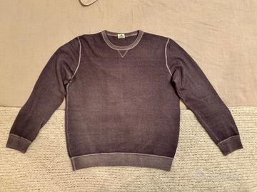 pullover L.Borrelli lana cachemire tg. 52 XL fango