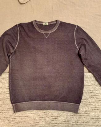 pullover L.Borrelli lana cachemire tg. 52 XL fango