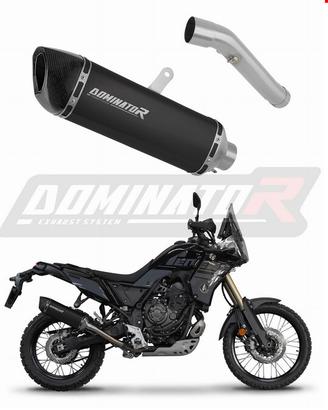 SCARICO TERMINALE HP6 TITANIO BLACK YAMAHA TENERE 